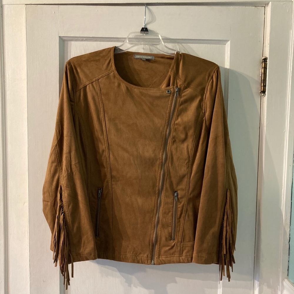 Faux Suede Jacket